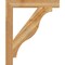 Ekena Millwork Funston Block Rough Sawn Bracket, Western Red Cedar, 4"W x 30"D x 36"H BKT04X30X36FST05RWR - alternate 2